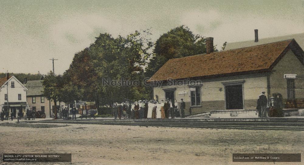 Postcard: Railroad Station, Madison, New Hampshire